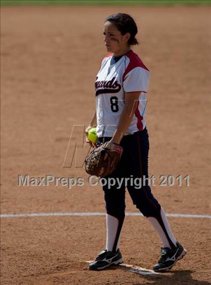 Thumbnail 1 in Pomona Catholic vs. Bellarmine-Jefferson (CIF SS D7 Final) photogallery.