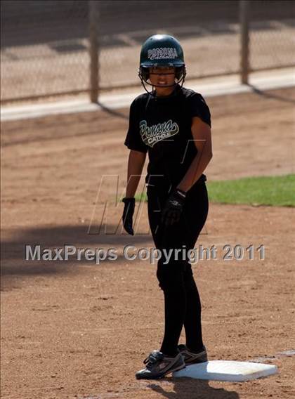 Thumbnail 2 in Pomona Catholic vs. Bellarmine-Jefferson (CIF SS D7 Final) photogallery.
