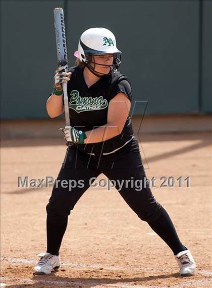 Thumbnail 3 in Pomona Catholic vs. Bellarmine-Jefferson (CIF SS D7 Final) photogallery.