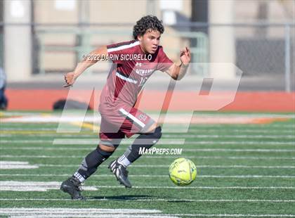 Thumbnail 2 in Arizona College Prep vs. Red Mountain (Coyote Classic Soccer Tournament) photogallery.