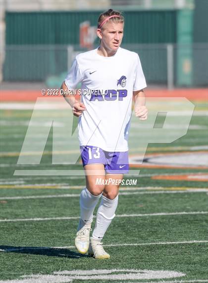 Thumbnail 2 in Arizona College Prep vs. Red Mountain (Coyote Classic Soccer Tournament) photogallery.