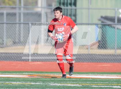 Thumbnail 1 in Arizona College Prep vs. Red Mountain (Coyote Classic Soccer Tournament) photogallery.