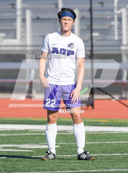 Thumbnail 3 in Arizona College Prep vs. Red Mountain (Coyote Classic Soccer Tournament) photogallery.