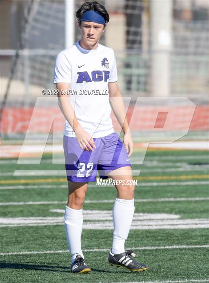 Thumbnail 1 in Arizona College Prep vs. Red Mountain (Coyote Classic Soccer Tournament) photogallery.
