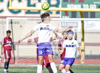 Thumbnail 1 in Arizona College Prep vs. Red Mountain (Coyote Classic Soccer Tournament) photogallery.