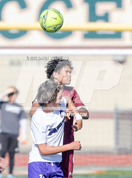 Thumbnail 2 in Arizona College Prep vs. Red Mountain (Coyote Classic Soccer Tournament) photogallery.
