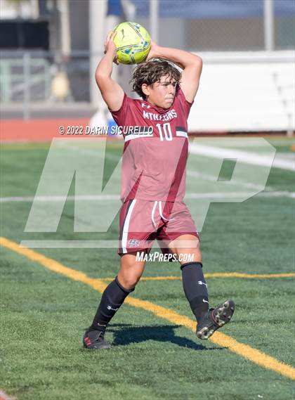 Thumbnail 1 in Arizona College Prep vs. Red Mountain (Coyote Classic Soccer Tournament) photogallery.