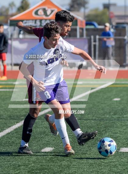 Thumbnail 2 in Arizona College Prep vs. Red Mountain (Coyote Classic Soccer Tournament) photogallery.
