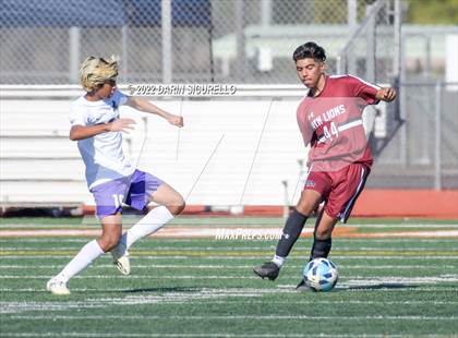 Thumbnail 1 in Arizona College Prep vs. Red Mountain (Coyote Classic Soccer Tournament) photogallery.
