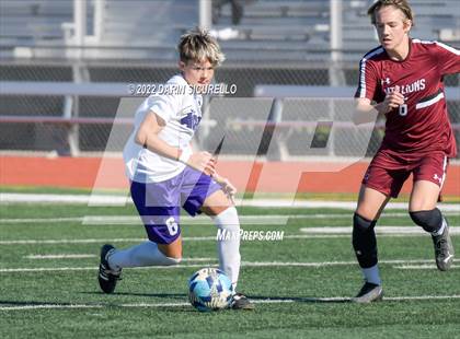 Thumbnail 3 in Arizona College Prep vs. Red Mountain (Coyote Classic Soccer Tournament) photogallery.