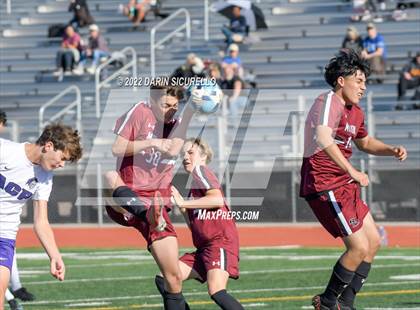 Thumbnail 3 in Arizona College Prep vs. Red Mountain (Coyote Classic Soccer Tournament) photogallery.