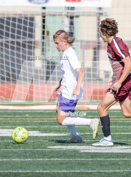 Thumbnail 2 in Arizona College Prep vs. Red Mountain (Coyote Classic Soccer Tournament) photogallery.