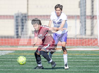 Thumbnail 2 in Arizona College Prep vs. Red Mountain (Coyote Classic Soccer Tournament) photogallery.