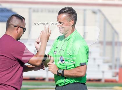 Thumbnail 3 in Arizona College Prep vs. Red Mountain (Coyote Classic Soccer Tournament) photogallery.