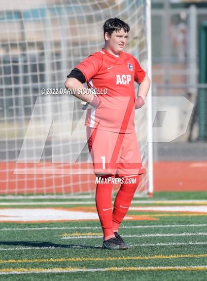 Thumbnail 1 in Arizona College Prep vs. Red Mountain (Coyote Classic Soccer Tournament) photogallery.