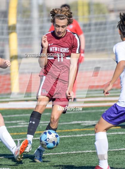 Thumbnail 3 in Arizona College Prep vs. Red Mountain (Coyote Classic Soccer Tournament) photogallery.
