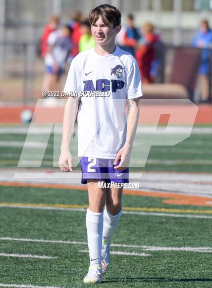 Thumbnail 1 in Arizona College Prep vs. Red Mountain (Coyote Classic Soccer Tournament) photogallery.