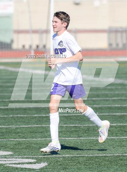 Thumbnail 3 in Arizona College Prep vs. Red Mountain (Coyote Classic Soccer Tournament) photogallery.