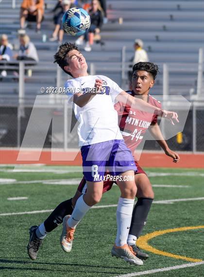 Thumbnail 1 in Arizona College Prep vs. Red Mountain (Coyote Classic Soccer Tournament) photogallery.