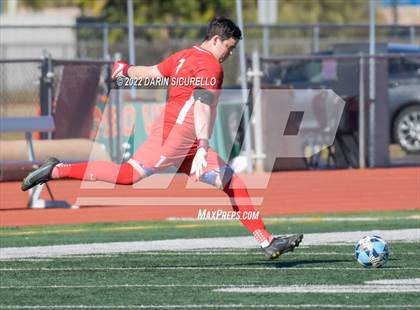Thumbnail 3 in Arizona College Prep vs. Red Mountain (Coyote Classic Soccer Tournament) photogallery.