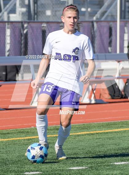 Thumbnail 2 in Arizona College Prep vs. Red Mountain (Coyote Classic Soccer Tournament) photogallery.
