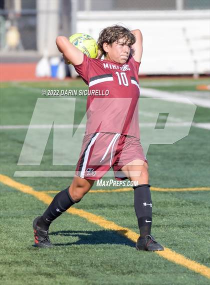 Thumbnail 2 in Arizona College Prep vs. Red Mountain (Coyote Classic Soccer Tournament) photogallery.