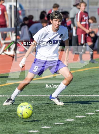 Thumbnail 1 in Arizona College Prep vs. Red Mountain (Coyote Classic Soccer Tournament) photogallery.