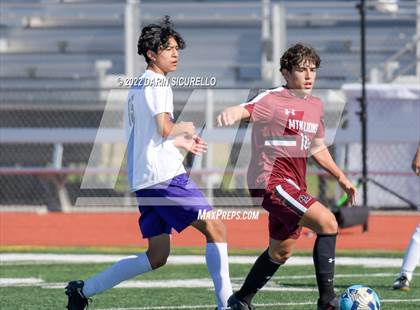 Thumbnail 2 in Arizona College Prep vs. Red Mountain (Coyote Classic Soccer Tournament) photogallery.