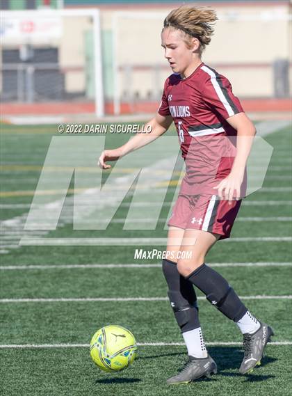 Thumbnail 1 in Arizona College Prep vs. Red Mountain (Coyote Classic Soccer Tournament) photogallery.