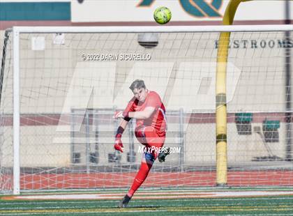 Thumbnail 2 in Arizona College Prep vs. Red Mountain (Coyote Classic Soccer Tournament) photogallery.