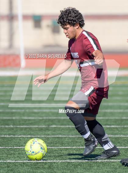 Thumbnail 1 in Arizona College Prep vs. Red Mountain (Coyote Classic Soccer Tournament) photogallery.
