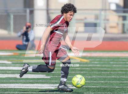 Thumbnail 1 in Arizona College Prep vs. Red Mountain (Coyote Classic Soccer Tournament) photogallery.