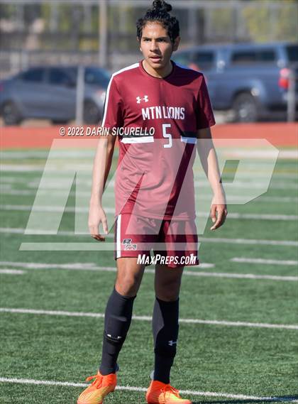 Thumbnail 1 in Arizona College Prep vs. Red Mountain (Coyote Classic Soccer Tournament) photogallery.