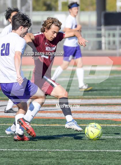 Thumbnail 2 in Arizona College Prep vs. Red Mountain (Coyote Classic Soccer Tournament) photogallery.