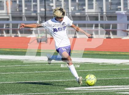 Thumbnail 3 in Arizona College Prep vs. Red Mountain (Coyote Classic Soccer Tournament) photogallery.