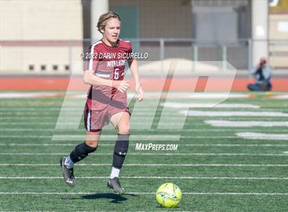 Thumbnail 1 in Arizona College Prep vs. Red Mountain (Coyote Classic Soccer Tournament) photogallery.