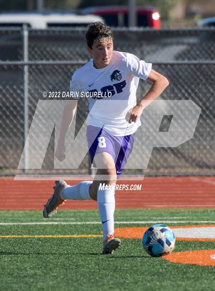Thumbnail 3 in Arizona College Prep vs. Red Mountain (Coyote Classic Soccer Tournament) photogallery.