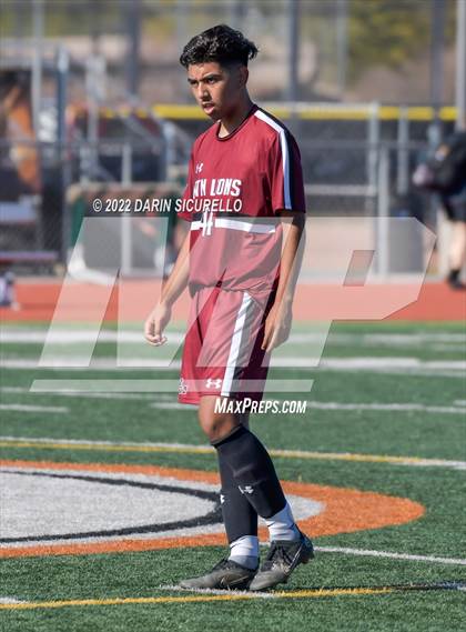 Thumbnail 3 in Arizona College Prep vs. Red Mountain (Coyote Classic Soccer Tournament) photogallery.