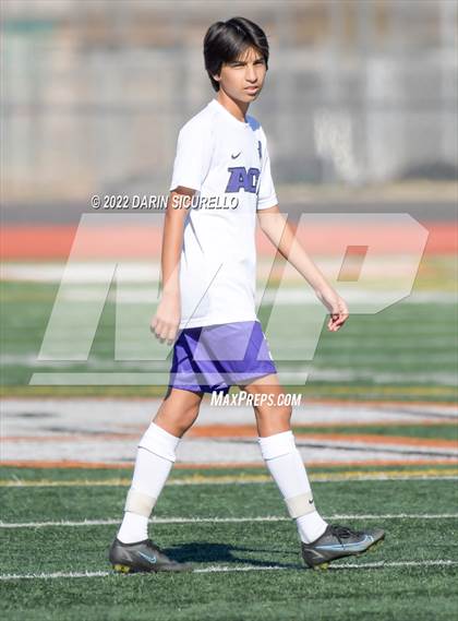 Thumbnail 1 in Arizona College Prep vs. Red Mountain (Coyote Classic Soccer Tournament) photogallery.