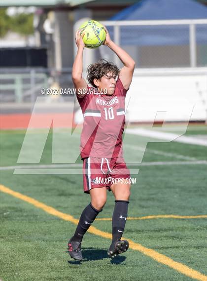 Thumbnail 3 in Arizona College Prep vs. Red Mountain (Coyote Classic Soccer Tournament) photogallery.