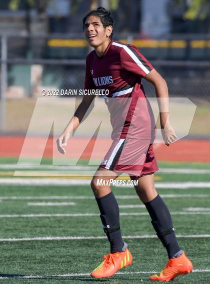 Thumbnail 2 in Arizona College Prep vs. Red Mountain (Coyote Classic Soccer Tournament) photogallery.