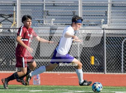 Thumbnail 1 in Arizona College Prep vs. Red Mountain (Coyote Classic Soccer Tournament) photogallery.