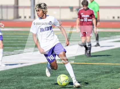 Thumbnail 3 in Arizona College Prep vs. Red Mountain (Coyote Classic Soccer Tournament) photogallery.