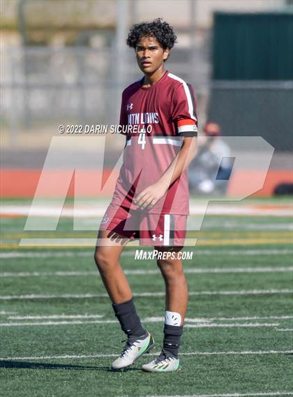 Thumbnail 3 in Arizona College Prep vs. Red Mountain (Coyote Classic Soccer Tournament) photogallery.