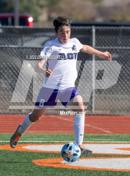 Thumbnail 1 in Arizona College Prep vs. Red Mountain (Coyote Classic Soccer Tournament) photogallery.