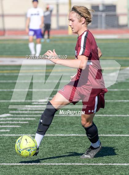 Thumbnail 2 in Arizona College Prep vs. Red Mountain (Coyote Classic Soccer Tournament) photogallery.