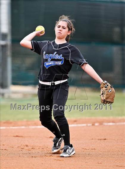 Thumbnail 3 in Keller Central vs. Southwest Christian (Mansfield Tournament) photogallery.