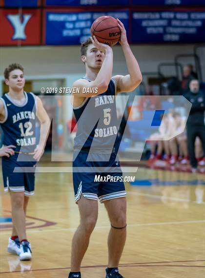 Thumbnail 1 in Kings vs Rancho Solano Prep  (Visit Mesa Basketball Challenge) photogallery.