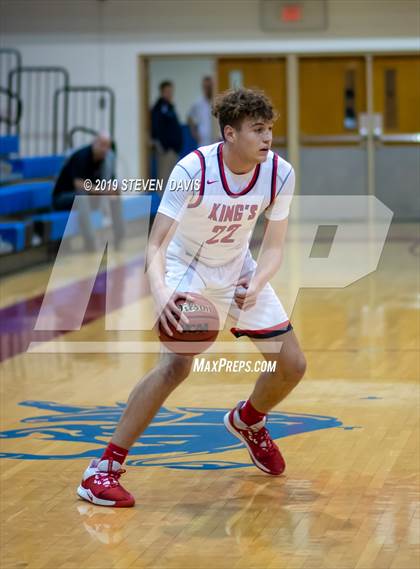 Thumbnail 3 in Kings vs Rancho Solano Prep  (Visit Mesa Basketball Challenge) photogallery.