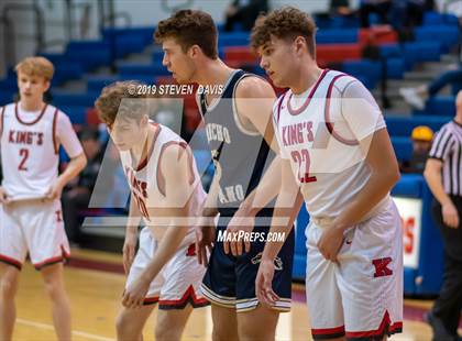 Thumbnail 1 in Kings vs Rancho Solano Prep  (Visit Mesa Basketball Challenge) photogallery.